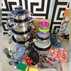 72pc cookware set - stainless steel made in Germany