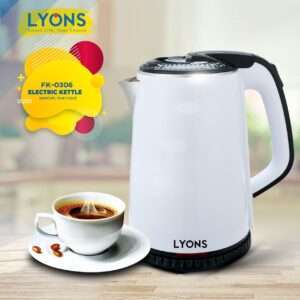Alyions kettel white 1.8ltrs