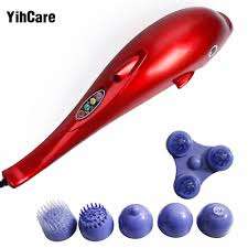 Dolphin Infrared Hammer Handheld Full Body Massager, Red - Image 2