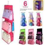 Hanging Handbag Organizer Dust-Proof Storage Holder Bag Wardrobe Closet