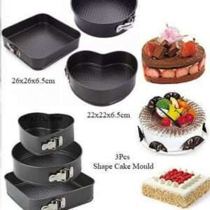 baking tin set mixed shape