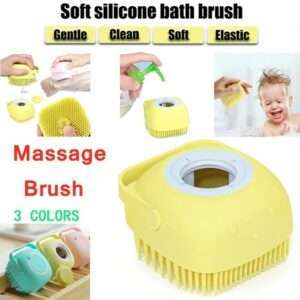 silicone bath brush