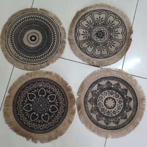6pcs African print table mats