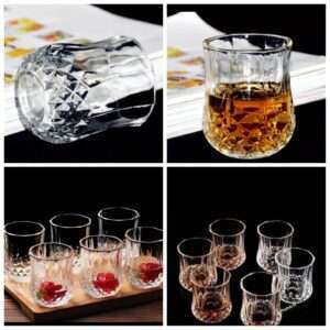 whisky glasses short