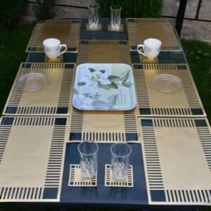 13pcs non woven tablemats set2