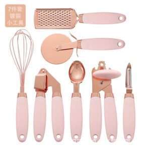 7pcs Kitchen gadget set with copper plated 4