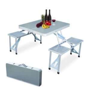 Foldable Magic Picnic table with seats