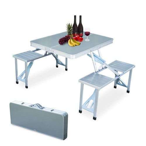 Foldable Magic Picnic table with seats