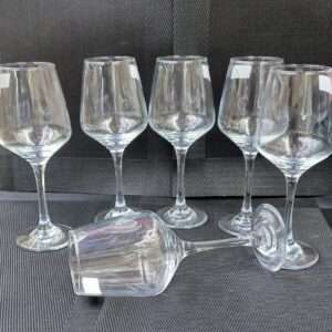 6 pcs wine glasses