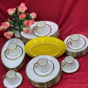Gold line dinner set