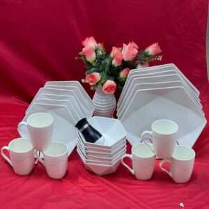 24pcs Hexagonal dinner